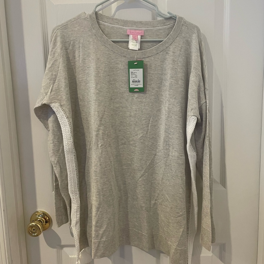 Lilly Pulitzer Heathered Gray Sweater